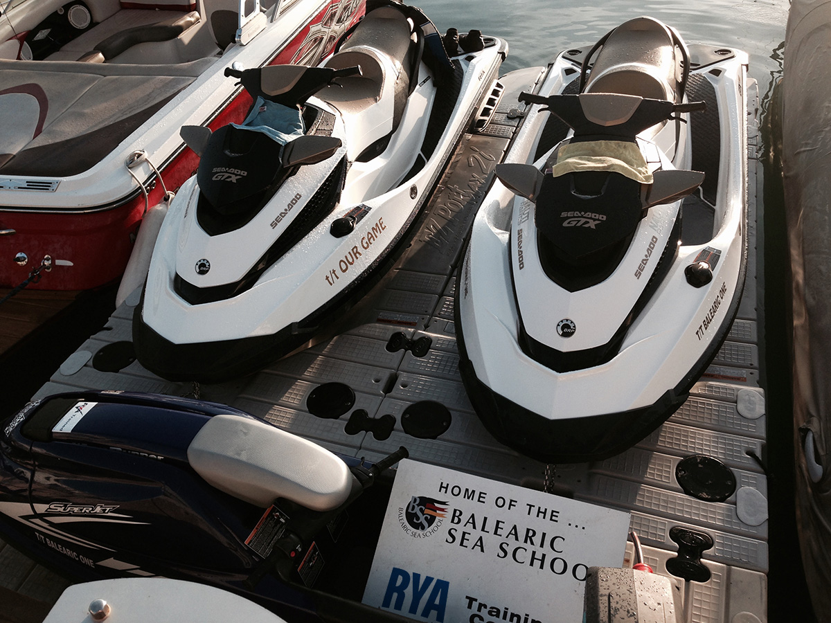 pwc ski jet rib training in puerto portals mallorca